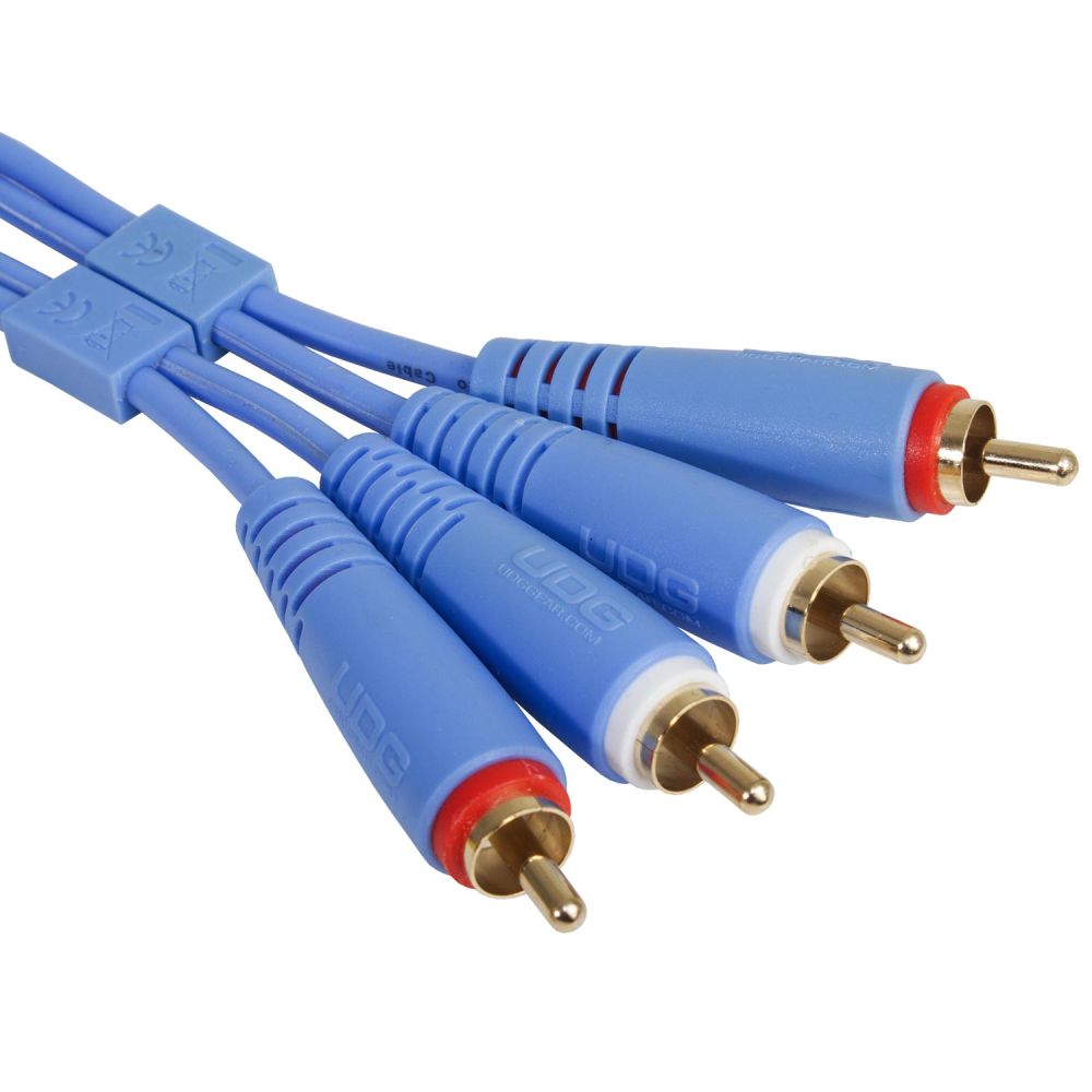 Комутаційний кабель UDG Set RCA - RCA Blue 1,5m (U97001LB) 2