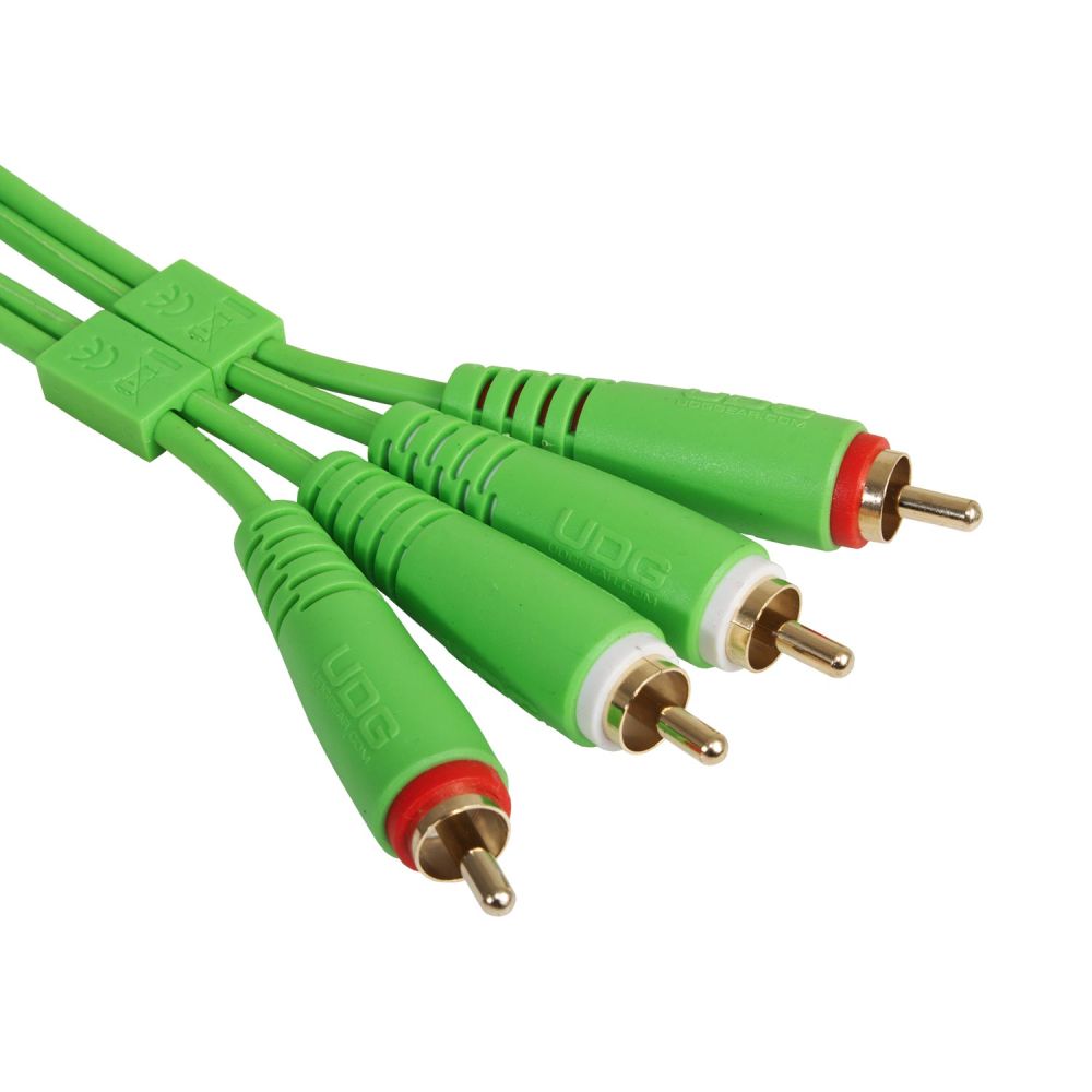 Комутаційний кабель UDG Set RCA - RCA Green 3m (U97003GR) 2