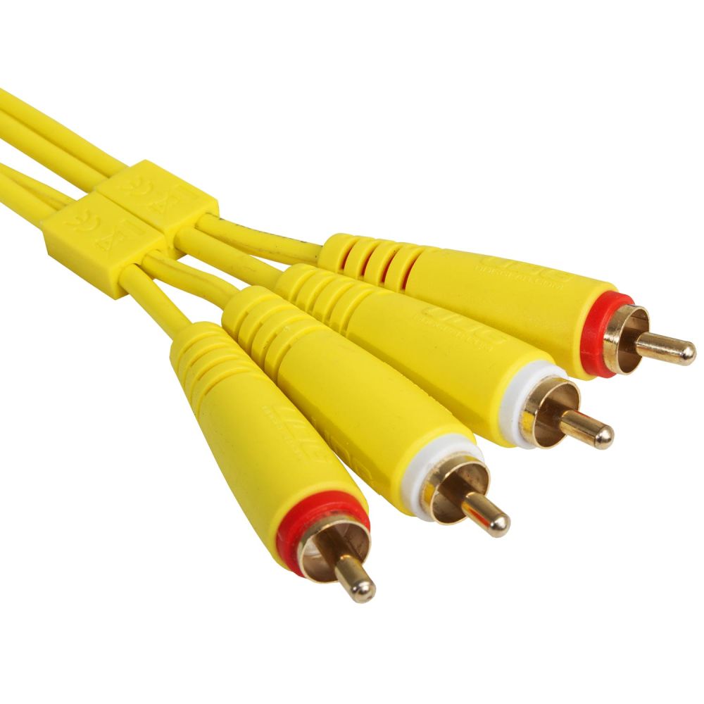 Комутаційний кабель UDG Set RCA - RCA Yellow 1,5m (U97001YL) 2