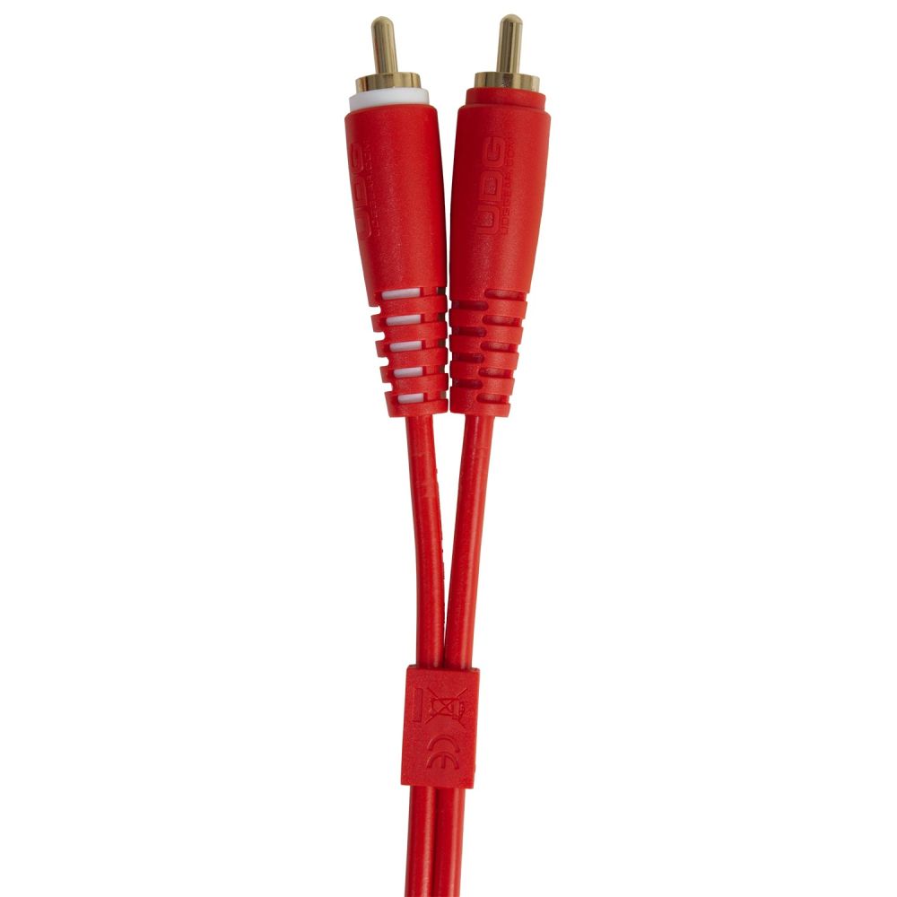 Кабель комутаційний UDG Set RCA Straight-RCA Angled Red 3m (U97005RD) 3