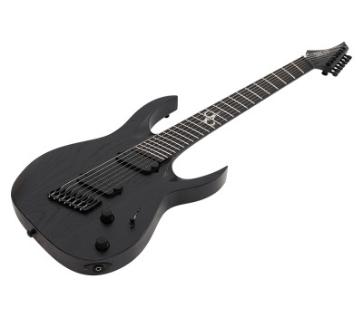 Електрогітара SOLAR GUITARS A1.7BOP-FF BLACK OPEN PORE MATTE  3
