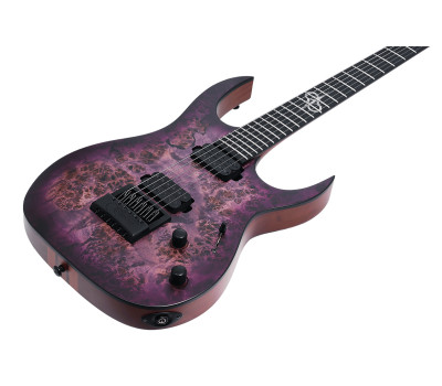 Електрогітара SOLAR GUITARS S1.6PP POPLAR PURPLE BURST MATTE  3