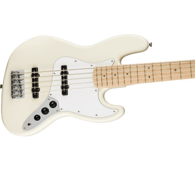 Бас-гітара SQUIER by FENDER AFFINITY SERIES JAZZ BASS V MN OLYMPIC WHITE  3