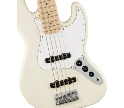 Бас-гітара SQUIER by FENDER AFFINITY SERIES JAZZ BASS V MN OLYMPIC WHITE  4