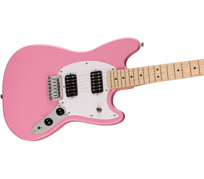 Електрогітара SQUIER by FENDER SONIC MUSTANG HH MN FLASH PINK  3