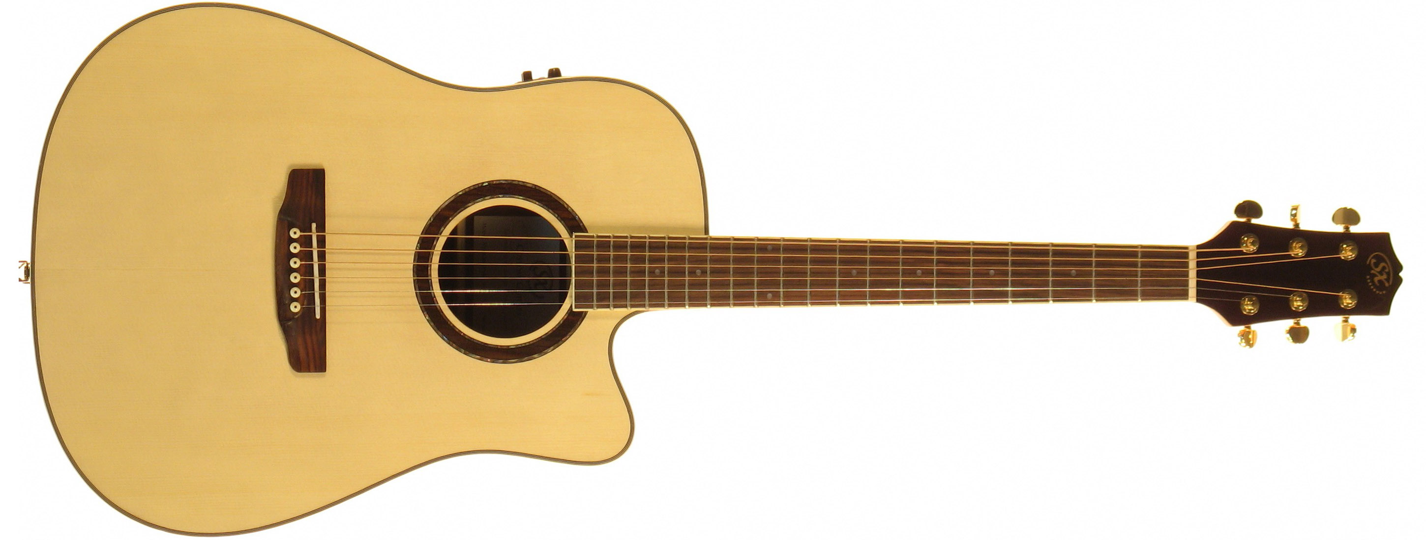 SX DG200CE+/NA - Акустична гітара з вирізом та підключенням 2