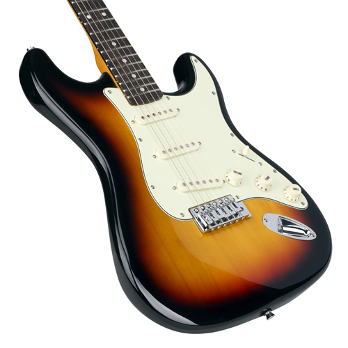 Электрогитара с чехлом SX SST62+/3TS 5