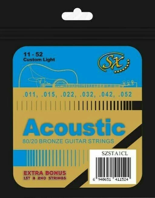 SX SZSTA1CL - струны для акустической гитары 3