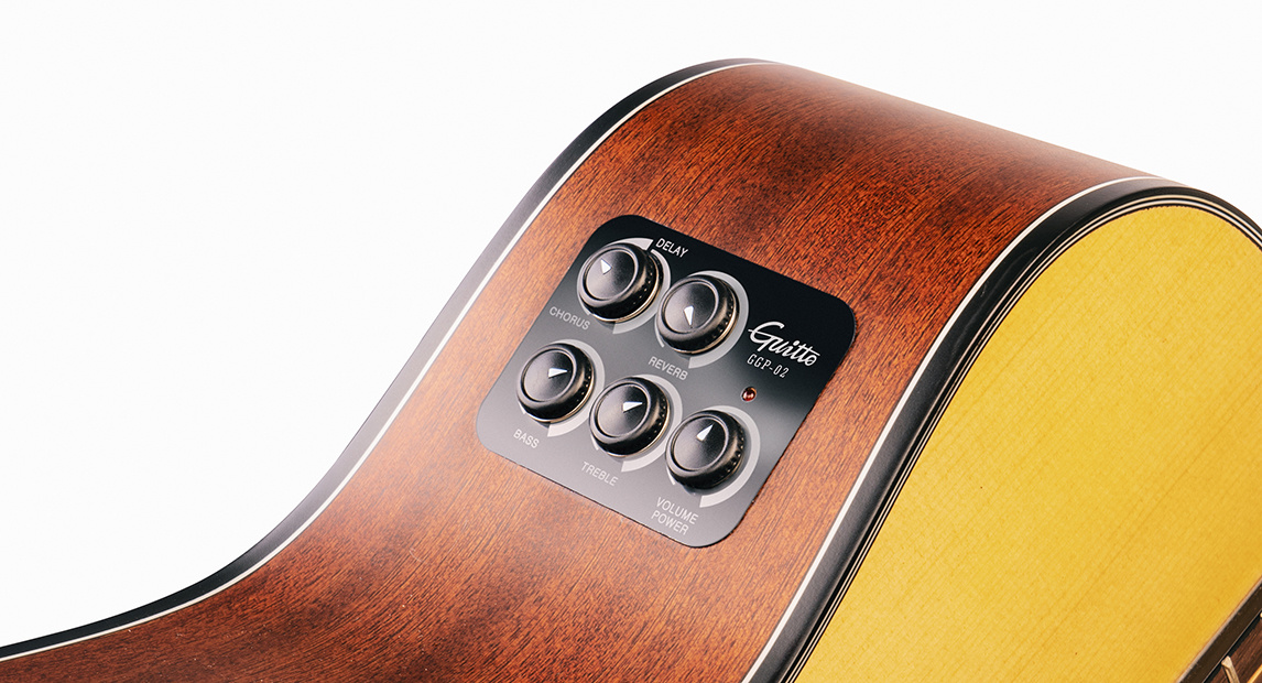 Трансакустичний звукознімач Guitto GGP-02  2
