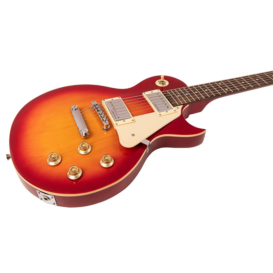 Електрогітара Vintage V10CSB Coaster Series колір Cherry Sunburst 8