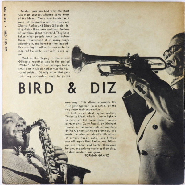 Вінілова платівка Charlie Parker / Dizzy Gillespie - Bird and Diz [LP] 2