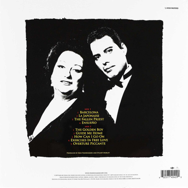 Вінілова платівка Freddie Mercury, Monserrat Caballé - Barcelona (Special Edition) [LP] 2
