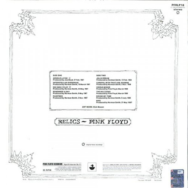 Вінілова платівка Pink Floyd - Relics [LP] 3