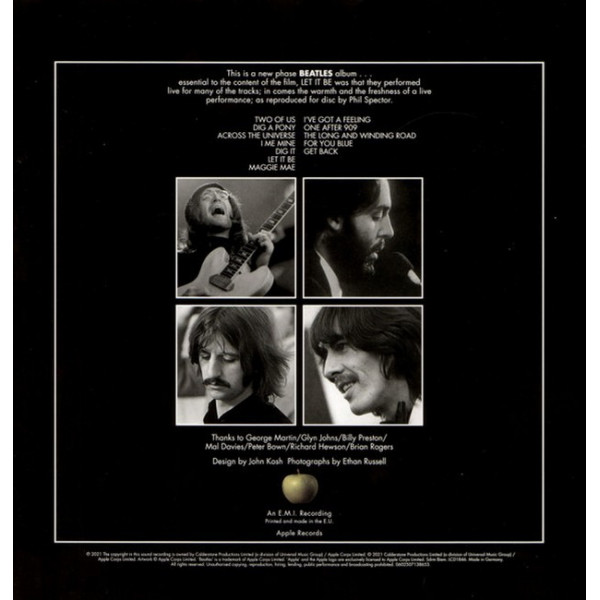 Вінілова платівка The Beatles - Let It Be [LP] 2