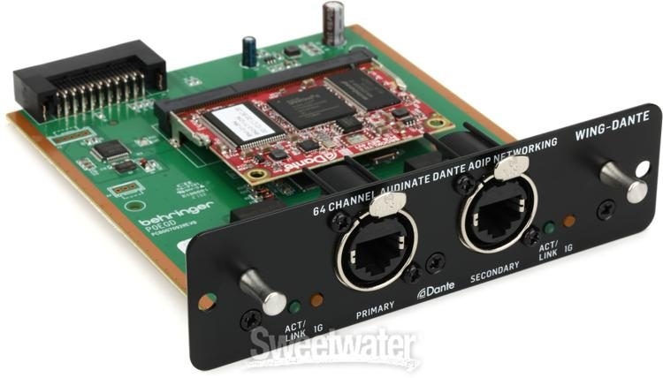 DANTE Карта расширения для Wing BEHRINGER WINGDANTE 3