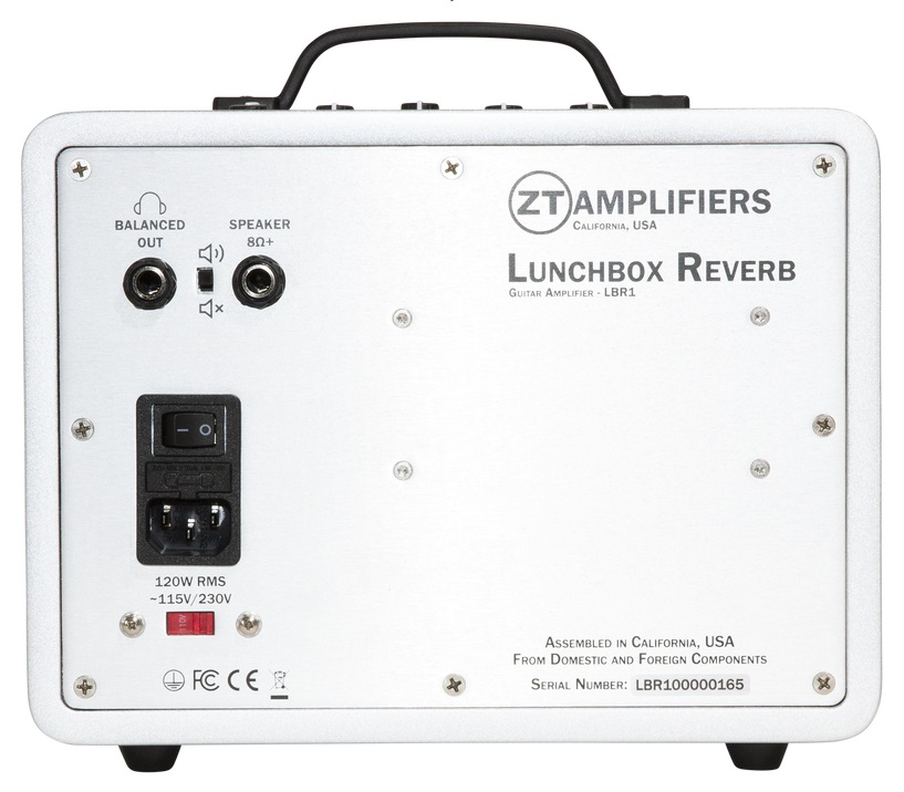 ZT Lunchbox Reverb Amplifier - гитарный комбо с ревербератором 4