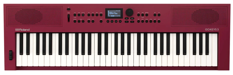 Синтезатор Roland GO:KEYS-3-RD темно-червоний