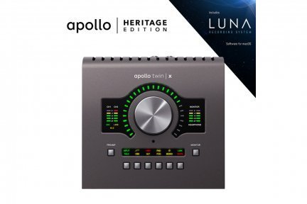 Аудиоинтерфейс UNIVERSAL AUDIO Apollo Twin X DUO Heritage Edition (Desktop / Mac / Win / TB3)