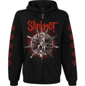 Худі Slipknot (S logo on the star) на блискавці