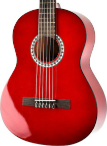 Класична гітара VGS Basic 4/4 (Transparent Red)