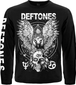 Футболка з довгим рукавом Deftones (Owl and Skull)