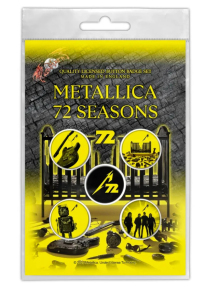 Подарунковий набір значків METALLICA - 72 SEASONS (iol-015)