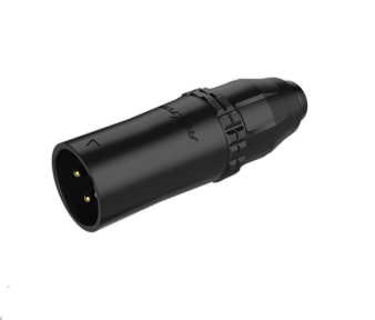 Разъем Roxtone RX3MWP-BG XLR male (папа) водозащитный