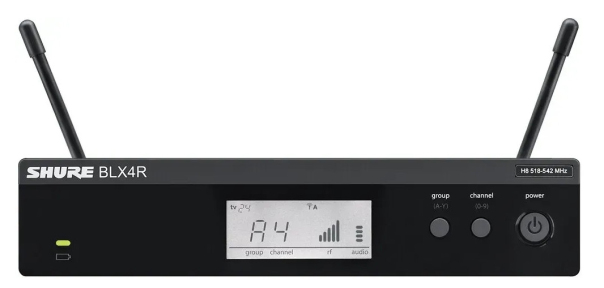 Рековий прийомник (база) радіосистеми SHURE BLX4R