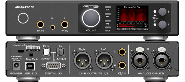 ЦАП із підсилювачем для навушників RME ADI-2/4 Pro SE