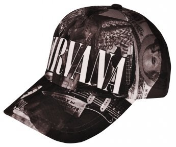 Бейсболка full print Nirvana