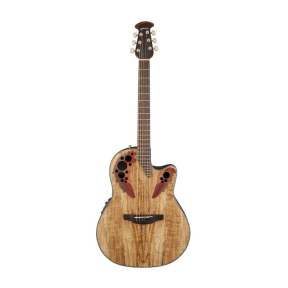 Гитара электроакустическая Ovation Celebrity Elite Plus Mid Cutaway CE44P-SM OV533221