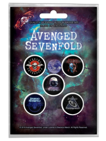 Подарунковий набір значків AVENGED SEVENFOLD - THE STAGE (iol-049)