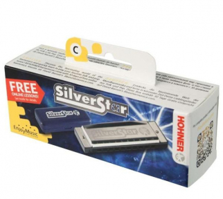 Губная гармошка Hohner M5040167 Silver Star C Box Small