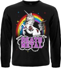 Футболка з довгим рукавом Death Metal (Unicorn)