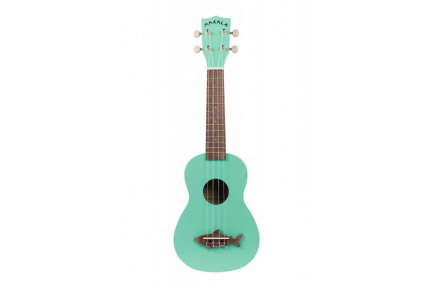 Укулеле KALA MAKALA SHARK SOPRANO SURF GREEN UKULELE 