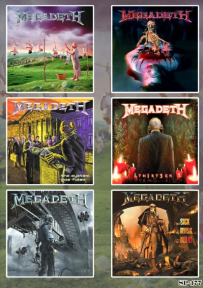Стікерпак Megadeth (album covers) 2 SP-177