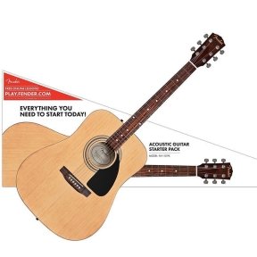 Набір для початківців гітаристів Fender FA-115 Dreadnought Pack Natural (971110421)