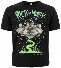 Футболка Rick and Morty (space adventure)
