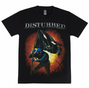 Футболка Disturbed (The Guy with flag) EU