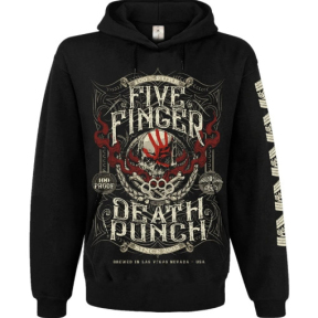 Худи Five Finger Death Punch (100% Pure Brewed in Las Vegas) (без молнии)