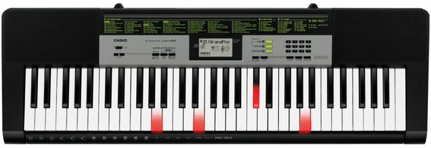 Синтезатор Casio LK-135 + блок живлення