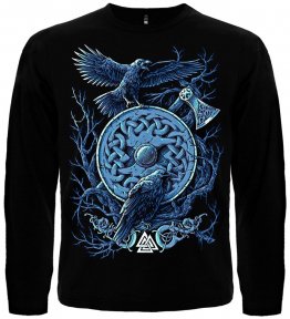 Футболка з довгим рукавом Валкнут (Ворони Одіна)