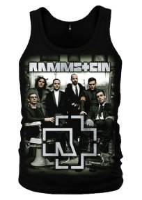 Майка Rammstein (photo band with logo)