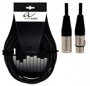 Мікрофонний кабель Alpha Audio XLR(п)xXLR(м) (9м) 190555