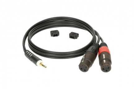 Кабель комутаційний Klotz AY8 Y-Cable Stereo Mini Jack - 2Xxlr Female Black 1 m (AY8-0100)