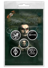 Подарочный набор значков CRADLE OF FILTH - HAMMER OF THE WITCHES / DANI (iol-004)