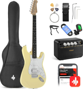 Электрогитара Donner Music DST-100 Sunburst Electric Guitar Kit Yellow