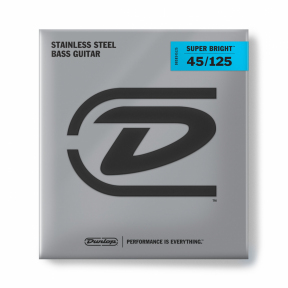 Струни для бас гітари 5ст. Dunlop DBSBS45125M MD Scale Super Bright