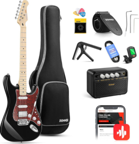 Электрогитара Donner Music DST-152 Electric Guitar Kit Black
