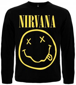Футболка з довгим рукавом Nirvana 
